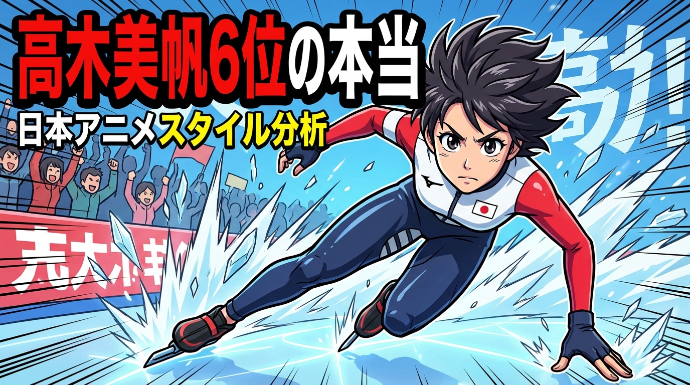 高木美帆6位の本当の理由は？メダル候補が入賞に沈んだ背景を整理