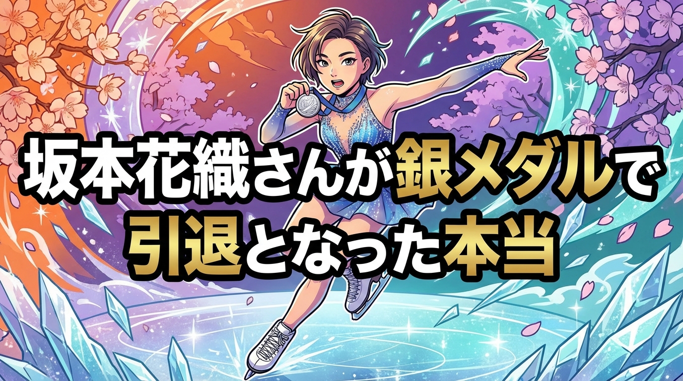 坂本花織さんが銀メダルで引退となった本当の理由は?1.89点差に隠された戦略と葛藤