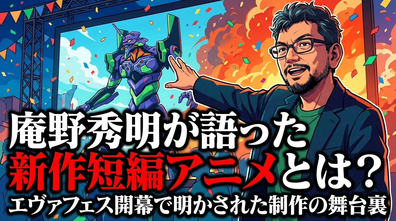 庵野秀明が語った新作短編アニメとは?エヴァフェス開幕で明かされた制作の舞台裏
