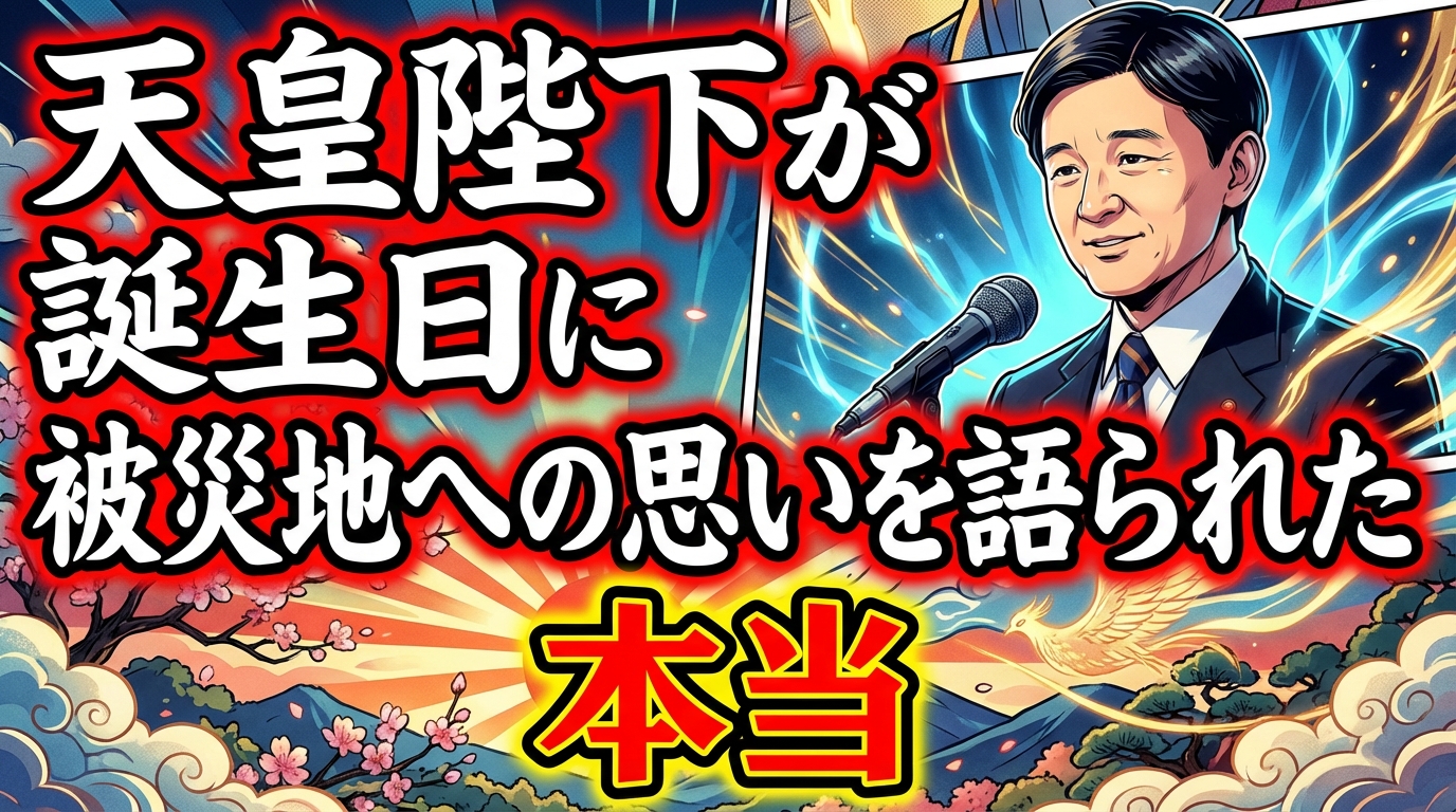 天皇陛下が誕生日に被災地への思いを語られた本当の理由は？歴代天皇の歩みと皇室の役割から読み解く