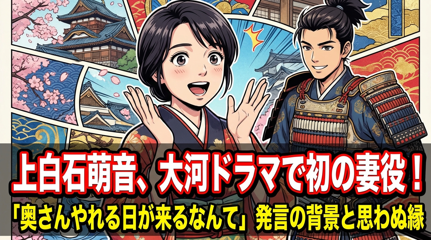 上白石萌音が大河ドラマで初の妻役！「奥さんやれる日が来るなんて」発言の背景と思わぬ縁とは