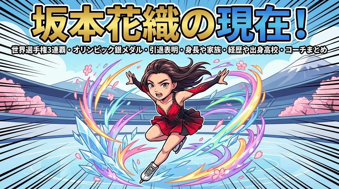 坂本花織の現在！世界選手権3連覇・オリンピック銀メダル・引退表明・身長や家族・経歴や出身高校・コーチまとめ