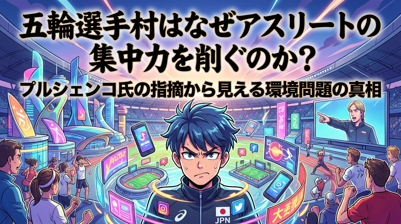 五輪選手村はなぜアスリートの集中力を削ぐのか？プルシェンコ氏の指摘から見える環境問題の真相