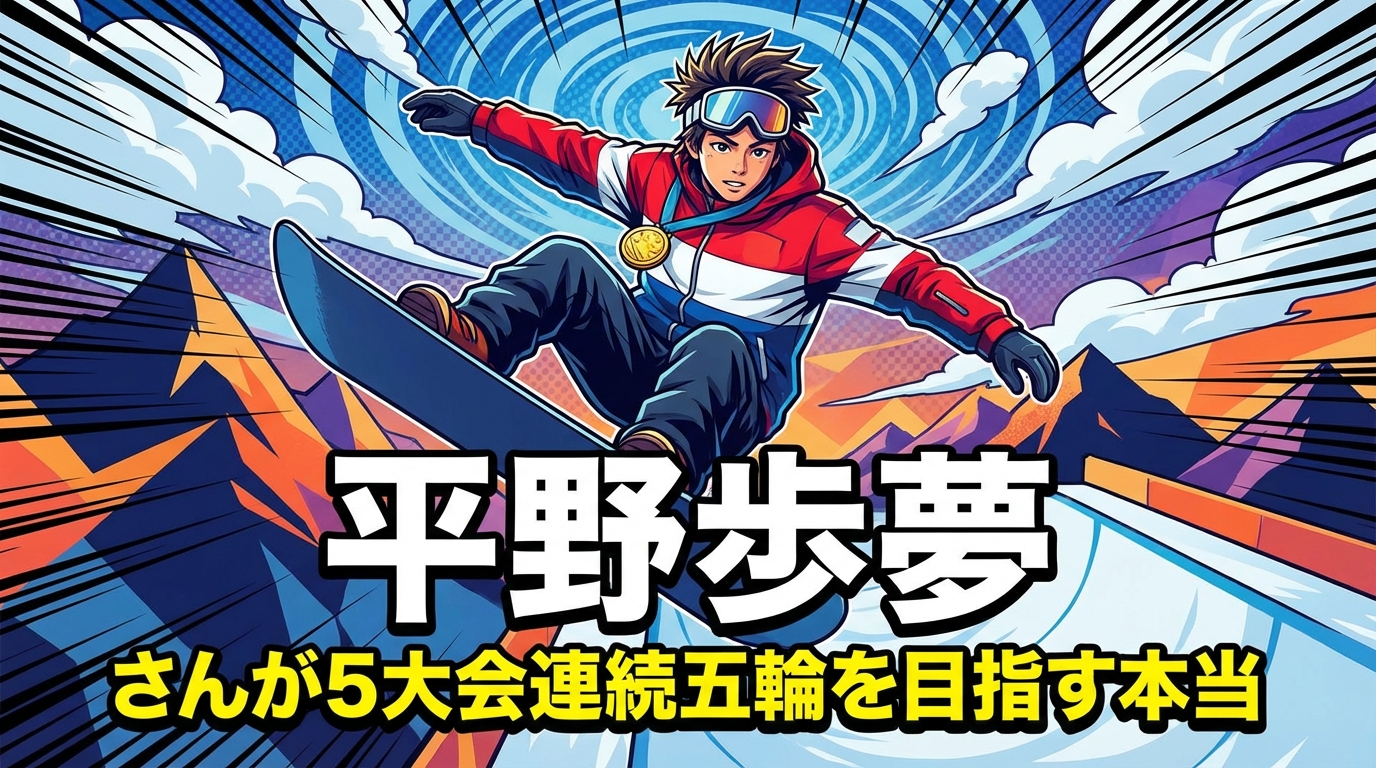 平野歩夢さんが5大会連続五輪を目指す本当の理由は？「ピーク」発言に込められた想いと過去の挫折