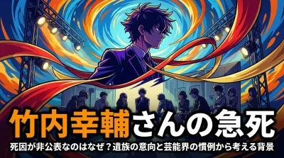 竹内幸輔(あばれヌンチャク)さんの急死、死因が非公表なのはなぜ？遺族の意向と芸能界の慣例から考える背景
