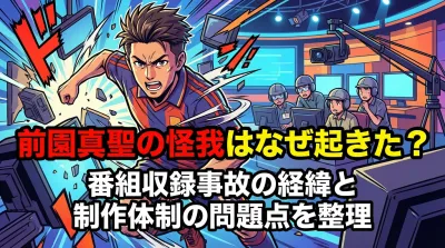前園真聖の怪我はなぜ起きた？原因は？番組収録事故の経緯と制作体制の問題点を整理
