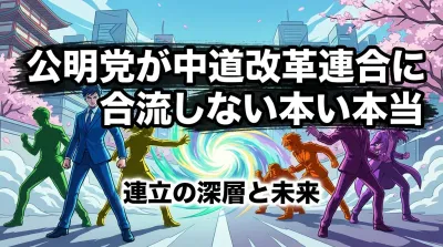公明党が中道改革連合に合流しない本当の理由は？独自路線を選んだ背景を整理
