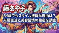 藤あや子が64歳でもスタイル抜群な理由は？夫婦生活と美容習慣の秘密を調査
