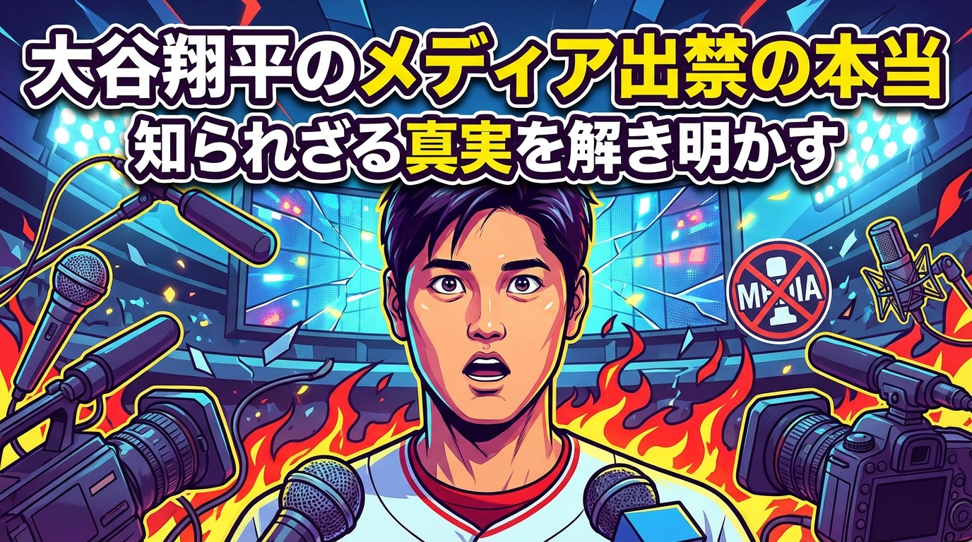 大谷翔平のメディア出禁の本当の理由は？フジテレビ拒否と過熱取材の背景