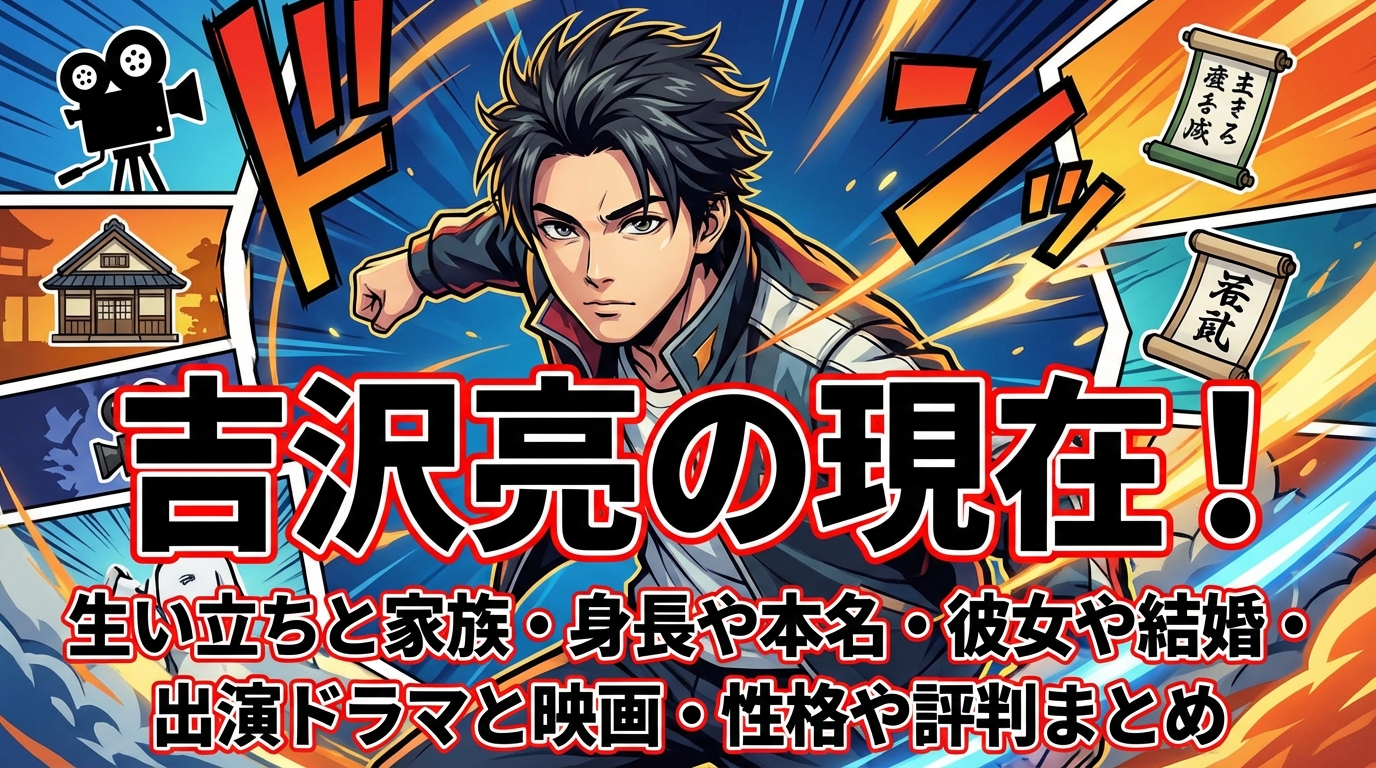 吉沢亮の現在！生い立ちと家族・身長や本名・彼女や結婚・出演ドラマと映画・性格や評判まとめ
