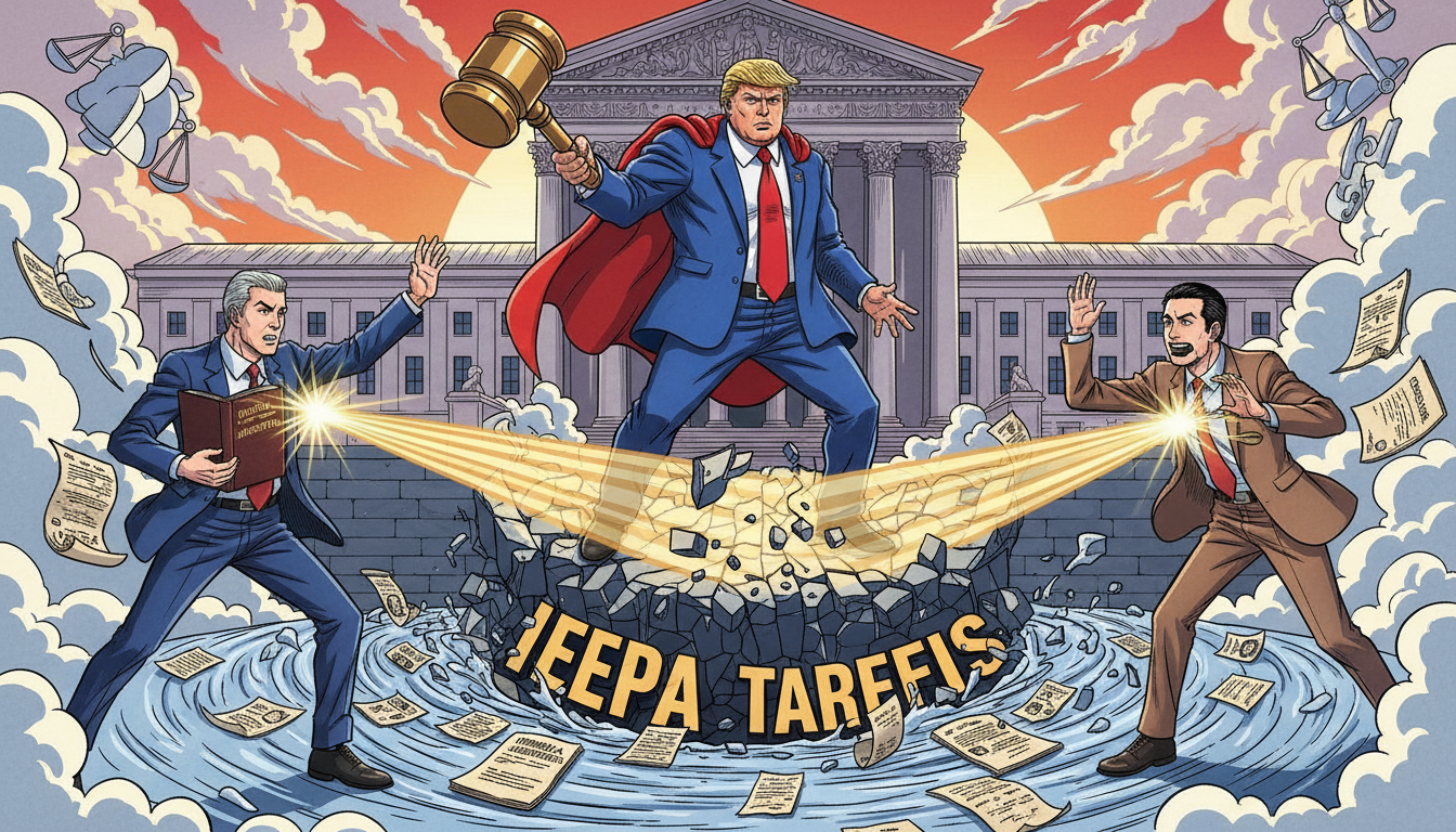 最高裁でIEEPA関税が違憲になる可能性が高まっている背景